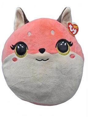 Ty Squishy Beanies Plush Fox Stuffed Animal
